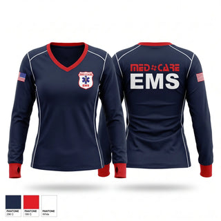 Old School Cotton Feel Shirt, MedCare EMS, EMS/EMT, Teamtime, Team time, sublimation, custom sports apparel, team uniforms, spirit wear, spiritwear, sports uniforms, custom shirts, team store, custom team store, fundraiser sports, apparel fundraiser
