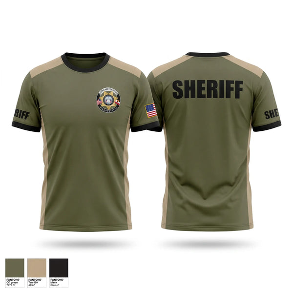 Old School Cotton Feel Shirt, Uintah County Sheriffs Office, Police, Teamtime, Team time, sublimation, custom sports apparel, team uniforms, spirit wear, spiritwear, sports uniforms, custom shirts, team store, custom team store, fundraiser sports, apparel fundraiser