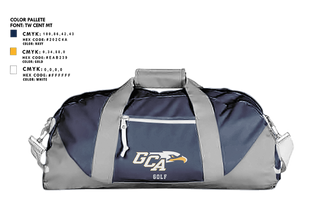 Duffle Bag, Grace Christian Academy Golf, Golf, Teamtime, Team time, sublimation, custom sports apparel, team uniforms, spirit wear, spiritwear, sports uniforms, custom shirts, team store, custom team store, fundraiser sports, apparel fundraiser