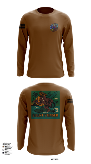 Long Sleeve Performance Shirt, USS CHARLOTTE SSN 766, Navy, Teamtime, Team time, sublimation, custom sports apparel, team uniforms, spirit wear, spiritwear, sports uniforms, custom shirts, team store, custom team store, fundraiser sports, apparel fundraiser