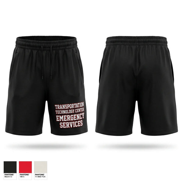 Athletic Shorts With Pockets, Transportion Technology Center Emergency Services, Fire Department, Teamtime, Team time, sublimation, custom sports apparel, team uniforms, spirit wear, spiritwear, sports uniforms, custom shirts, team store, custom team store, fundraiser sports, apparel fundraiser