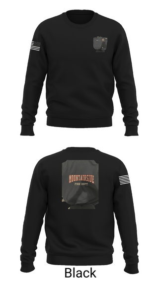 Crew Neck Sweatshirt, Mountainside Fire Department, Fire Department, Teamtime, Team time, sublimation, custom sports apparel, team uniforms, spirit wear, spiritwear, sports uniforms, custom shirts, team store, custom team store, fundraiser sports, apparel fundraiser