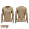 Surfside Beach police 66430966 Women's Long Sleeve V-neck Shirt - 1