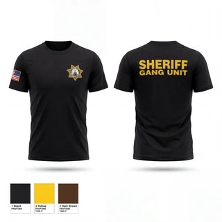 Short Sleeve Performance Shirt, SHERIFF GANG UNIT, Police, Teamtime, Team time, sublimation, custom sports apparel, team uniforms, spirit wear, spiritwear, sports uniforms, custom shirts, team store, custom team store, fundraiser sports, apparel fundraiser