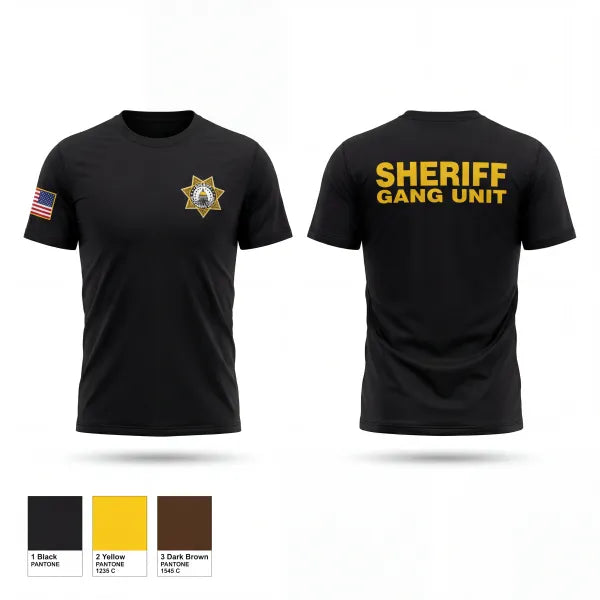 Short Sleeve Performance Shirt, SHERIFF GANG UNIT, Police, Teamtime, Team time, sublimation, custom sports apparel, team uniforms, spirit wear, spiritwear, sports uniforms, custom shirts, team store, custom team store, fundraiser sports, apparel fundraiser