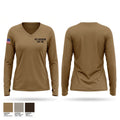 USS MISSOURI (SSN 780) Women's Long Sleeve V-neck Shirt - 1