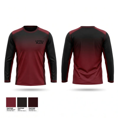 Lowell black Long Sleeve Performance Shirt - 2