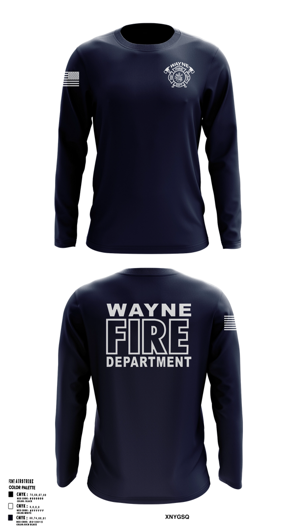 Long Sleeve Performance Shirt, Wayne Fire Department, Fire Department, Teamtime, Team time, sublimation, custom sports apparel, team uniforms, spirit wear, spiritwear, sports uniforms, custom shirts, team store, custom team store, fundraiser sports, apparel fundraiser