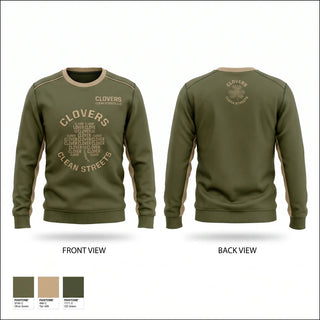 Crew Neck Sweatshirt, Clovers Clean Streets LLC, , Teamtime, Team time, sublimation, custom sports apparel, team uniforms, spirit wear, spiritwear, sports uniforms, custom shirts, team store, custom team store, fundraiser sports, apparel fundraiser
