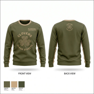 Clovers Clean Streets LLC Crew Neck Sweatshirt - 1