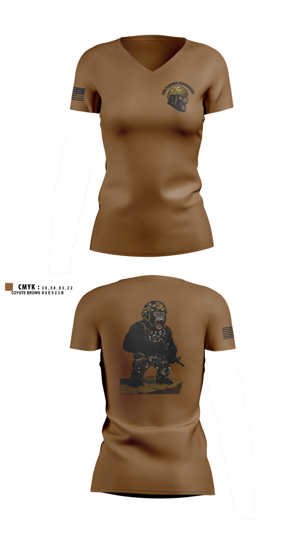 Womens Short Sleeve Vneck Shirt, 1136th MP Co, , Teamtime, Team time, sublimation, custom sports apparel, team uniforms, spirit wear, spiritwear, sports uniforms, custom shirts, team store, custom team store, fundraiser sports, apparel fundraiser