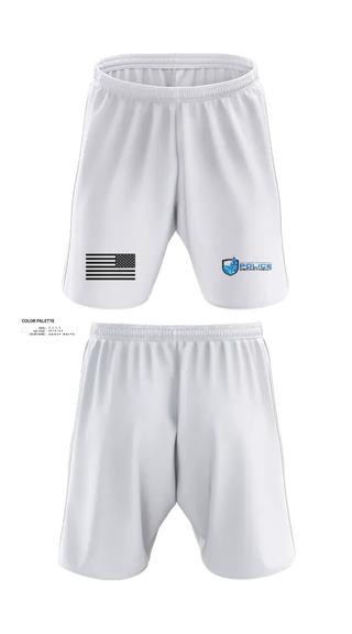 Athletic Shorts With Pockets, Elkader Police Department, Police, Teamtime, Team time, sublimation, custom sports apparel, team uniforms, spirit wear, spiritwear, sports uniforms, custom shirts, team store, custom team store, fundraiser sports, apparel fundraiser