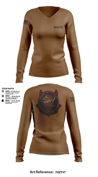 Womens Long Sleeve Vneck Shirt, B Co. 2-147, , Teamtime, Team time, sublimation, custom sports apparel, team uniforms, spirit wear, spiritwear, sports uniforms, custom shirts, team store, custom team store, fundraiser sports, apparel fundraiser