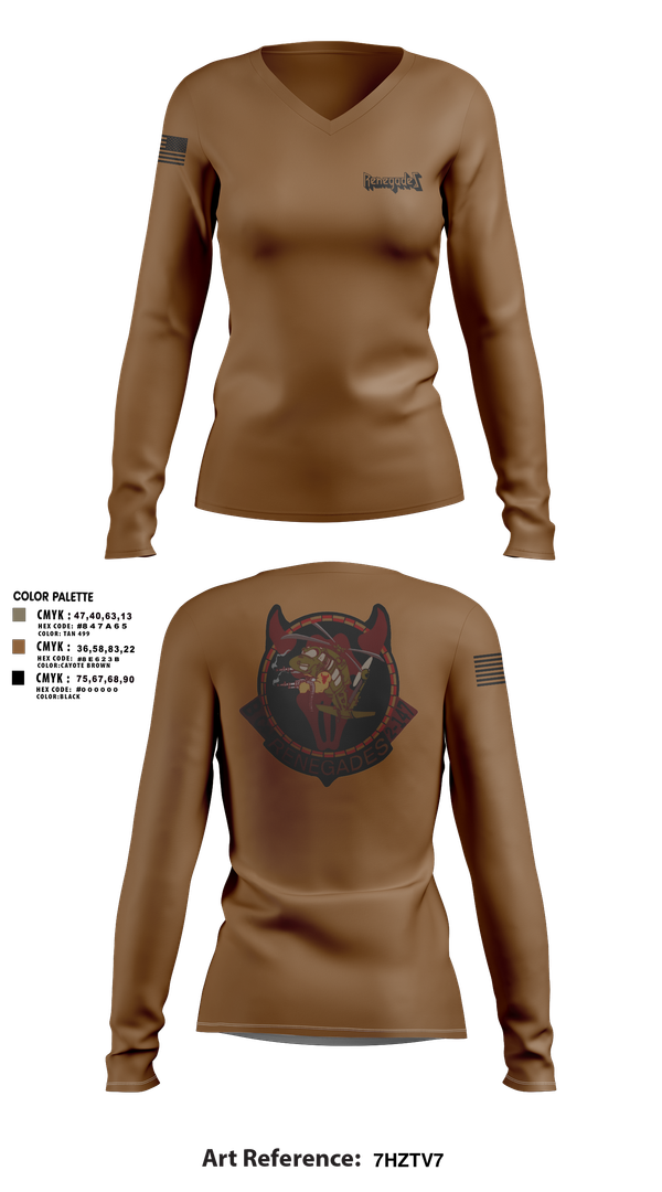 Womens Long Sleeve Vneck Shirt, B Co. 2-147, , Teamtime, Team time, sublimation, custom sports apparel, team uniforms, spirit wear, spiritwear, sports uniforms, custom shirts, team store, custom team store, fundraiser sports, apparel fundraiser