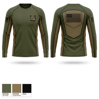 Long Sleeve Performance Shirt, Recruiting and Retention Battalion, National Guard, Teamtime, Team time, sublimation, custom sports apparel, team uniforms, spirit wear, spiritwear, sports uniforms, custom shirts, team store, custom team store, fundraiser sports, apparel fundraiser