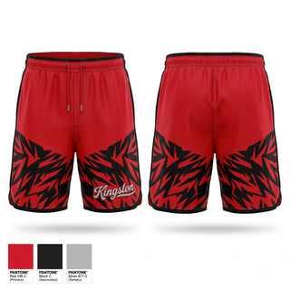 Athletic Shorts With Pockets, Kingston Redskins, Baseball, Teamtime, Team time, sublimation, custom sports apparel, team uniforms, spirit wear, spiritwear, sports uniforms, custom shirts, team store, custom team store, fundraiser sports, apparel fundraiser