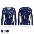 Panthers Women's Long Sleeve V-neck Shirt - 1