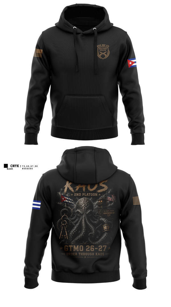 Hoodie, 805th Military Police Company, Army, Teamtime, Team time, sublimation, custom sports apparel, team uniforms, spirit wear, spiritwear, sports uniforms, custom shirts, team store, custom team store, fundraiser sports, apparel fundraiser