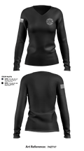Byhalia Fire and Rescue 57456099 Women's Long Sleeve V-neck Shirt - 22