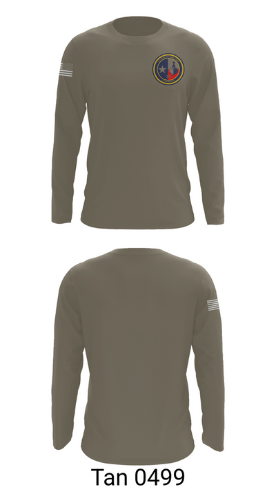 Texas Division 29729645 Long Sleeve Performance Shirt 63