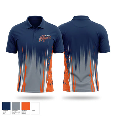 Tigers Short Sleeve Performance Polo - 1
