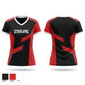 STEELERS Women's Short Sleeve V-neck Shirt - 1