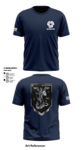 1-222 Aviation Regiment Short Sleeve Performance Shirt - 9