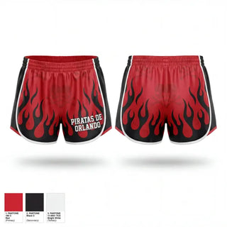 Womens Shorts, Piratas de Orlando, Men's Basketball, Teamtime, Team time, sublimation, custom sports apparel, team uniforms, spirit wear, spiritwear, sports uniforms, custom shirts, team store, custom team store, fundraiser sports, apparel fundraiser