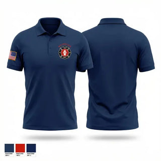 Short Sleeve Performance Polo, McGregor Volunteer Fire Department, Fire Department, Teamtime, Team time, sublimation, custom sports apparel, team uniforms, spirit wear, spiritwear, sports uniforms, custom shirts, team store, custom team store, fundraiser sports, apparel fundraiser