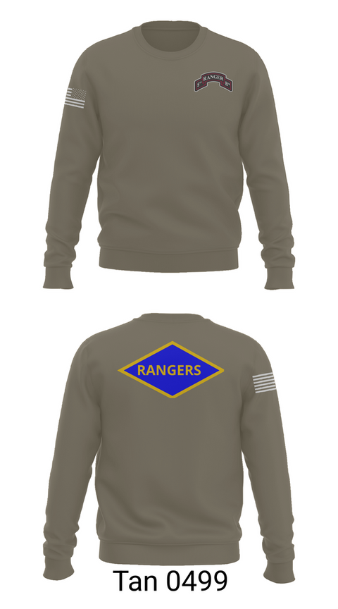 Crew Neck Sweatshirt, 5th Rangers, , Teamtime, Team time, sublimation, custom sports apparel, team uniforms, spirit wear, spiritwear, sports uniforms, custom shirts, team store, custom team store, fundraiser sports, apparel fundraiser