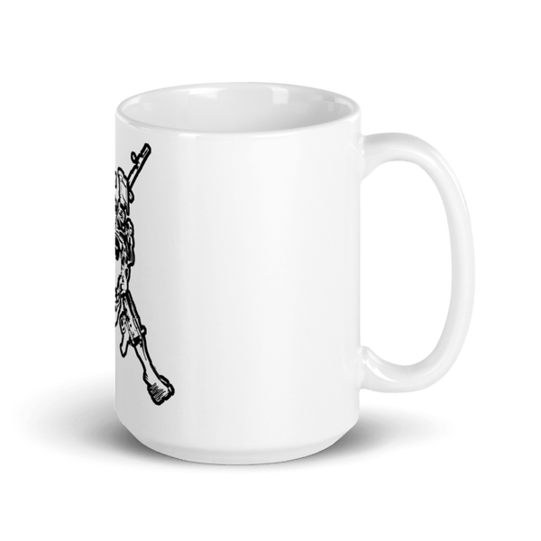 40th Military Police 36326836 White Glossy Mug - Small