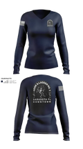 Sarasota county fire dept sta 1 71635727 Women's Long Sleeve V-neck Shirt - 22