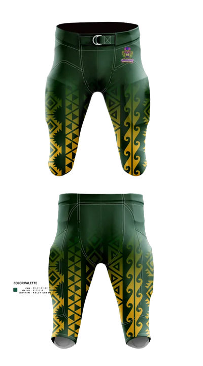 Polish Hill Rainbow Warriors 46803430 Integrated Football Pants - 30