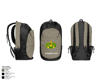 Gear Bag, 3d Regiment Cavalry, Army, Teamtime, Team time, sublimation, custom sports apparel, team uniforms, spirit wear, spiritwear, sports uniforms, custom shirts, team store, custom team store, fundraiser sports, apparel fundraiser