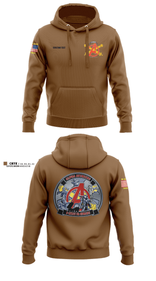 Hoodie, Alpha Avengers 1-121st FAR HIMARS, Army, Teamtime, Team time, sublimation, custom sports apparel, team uniforms, spirit wear, spiritwear, sports uniforms, custom shirts, team store, custom team store, fundraiser sports, apparel fundraiser