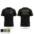 Fairmont Police Department 30288297 Old School Cotton Feel Shirt - 1
