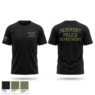 Old School Cotton Feel Shirt, Fairmont Police Department, Police, Teamtime, Team time, sublimation, custom sports apparel, team uniforms, spirit wear, spiritwear, sports uniforms, custom shirts, team store, custom team store, fundraiser sports, apparel fundraiser