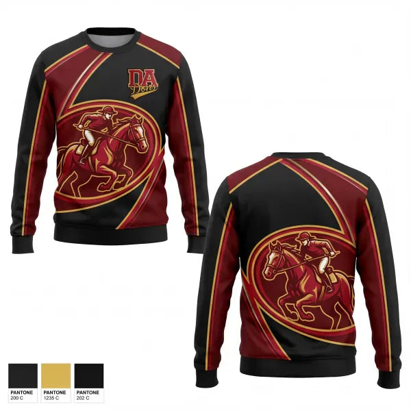 Crew Neck Sweatshirt, DeAnza High School Dons, Track & Field, Teamtime, Team time, sublimation, custom sports apparel, team uniforms, spirit wear, spiritwear, sports uniforms, custom shirts, team store, custom team store, fundraiser sports, apparel fundraiser