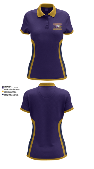 Womens Short Sleeve Performance Polo, Harrisburg High School Girls Basketball, Women's Basketball, Teamtime, Team time, sublimation, custom sports apparel, team uniforms, spirit wear, spiritwear, sports uniforms, custom shirts, team store, custom team store, fundraiser sports, apparel fundraiser