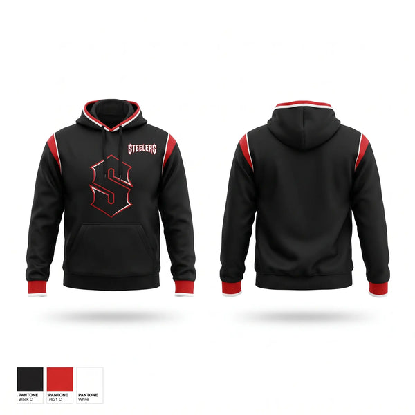 Hoodie, STEELERS, , Teamtime, Team time, sublimation, custom sports apparel, team uniforms, spirit wear, spiritwear, sports uniforms, custom shirts, team store, custom team store, fundraiser sports, apparel fundraiser