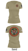 Marine Corps Security Forces Battalion 39264653 Women's Short Sleeve V-neck Shirt - 84