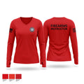 FBOP FIREARMS INSTRUCTOR 97680279 Women's Long Sleeve V-neck Shirt - 1