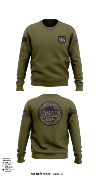 Crew Neck Sweatshirt, E CO 169 AVN, National Guard, Teamtime, Team time, sublimation, custom sports apparel, team uniforms, spirit wear, spiritwear, sports uniforms, custom shirts, team store, custom team store, fundraiser sports, apparel fundraiser