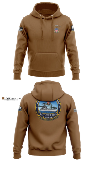 Hoodie, U.S. Naval Sea Cadet Corps Battleship Iowa Division, Navy, Teamtime, Team time, sublimation, custom sports apparel, team uniforms, spirit wear, spiritwear, sports uniforms, custom shirts, team store, custom team store, fundraiser sports, apparel fundraiser