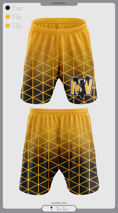 Metea Valley High School Cheer 96396999 Athletic Shorts With Pockets - 3