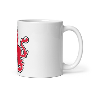 Dulaney Lions Baseball 10641314 White Glossy Mug - Small