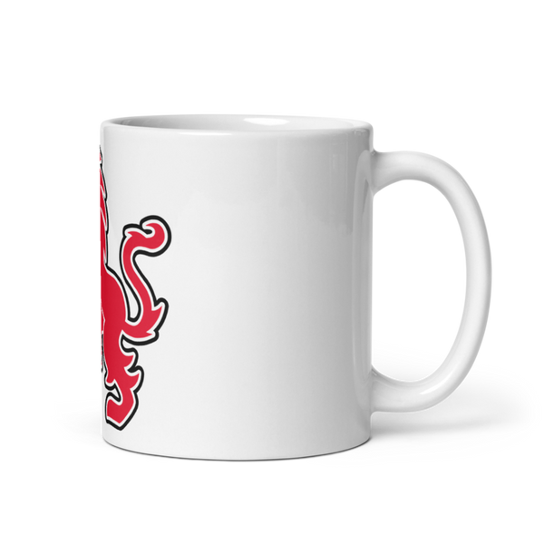 Dulaney Lions Baseball 10641314 White Glossy Mug - Small