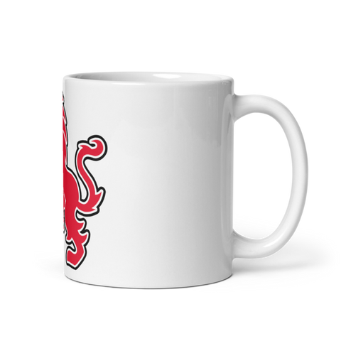 Dulaney Lions Baseball 10641314 White Glossy Mug - Large
