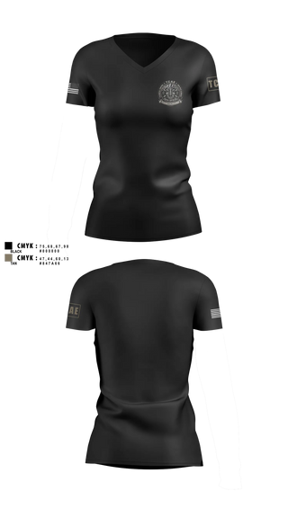 Womens Short Sleeve Vneck Shirt, TCAE, GSB, 10TH SFG(A), Army, Teamtime, Team time, sublimation, custom sports apparel, team uniforms, spirit wear, spiritwear, sports uniforms, custom shirts, team store, custom team store, fundraiser sports, apparel fundraiser
