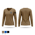 AvComm Women's Long Sleeve V-neck Shirt - 1